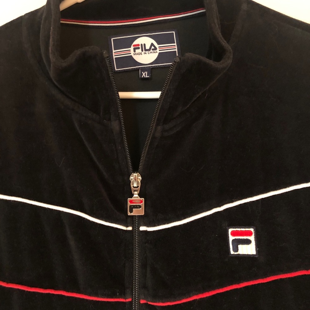 Men’s Velour Fila Jacket